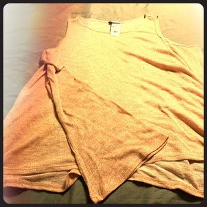 Brand new shoulder cut out shirt